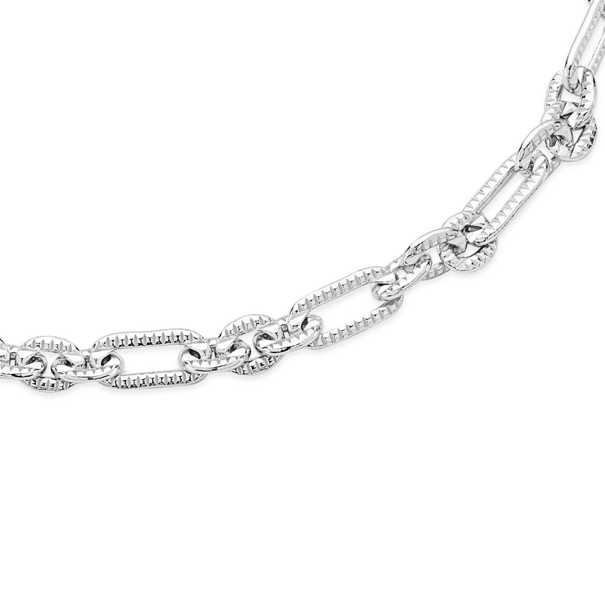 Argento Silver Ridge Chain Bracelet