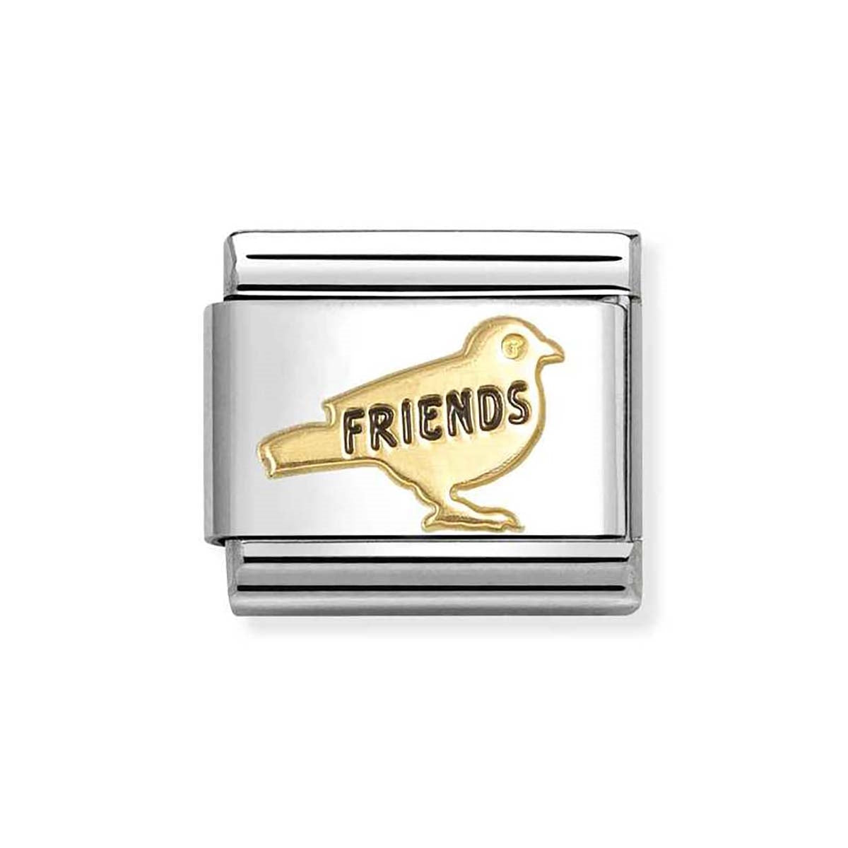 Nomination Gold Friends Bird Charm