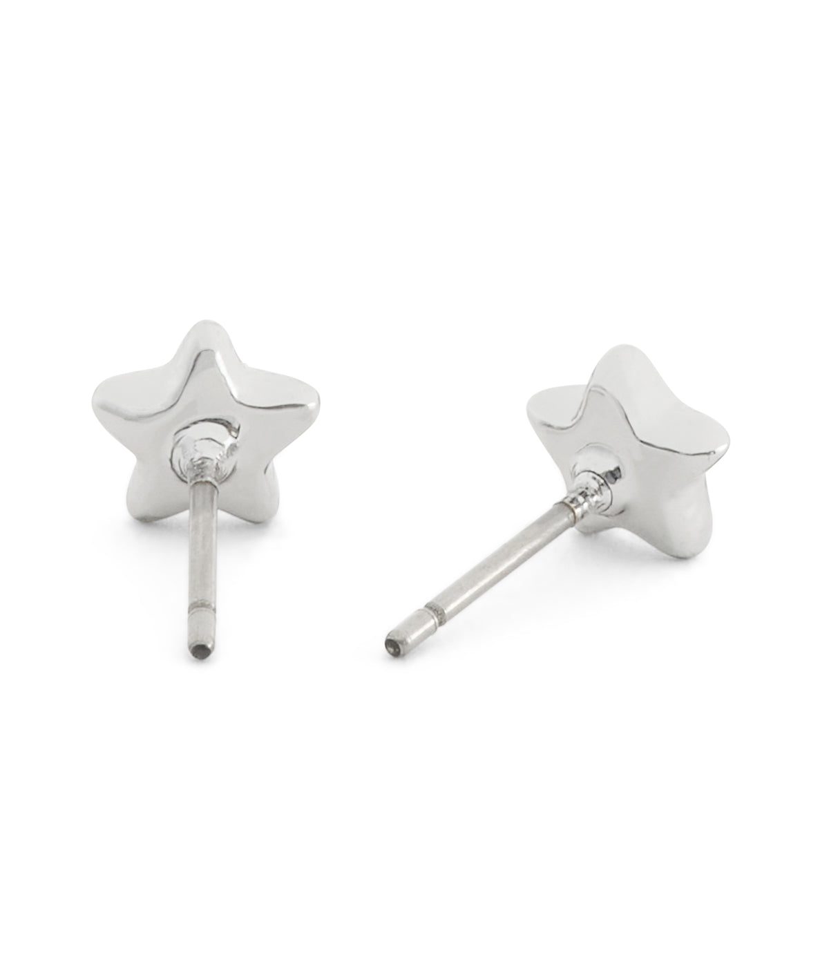 Coach Silver Star Crystal Boxed Studs and Necklace Set