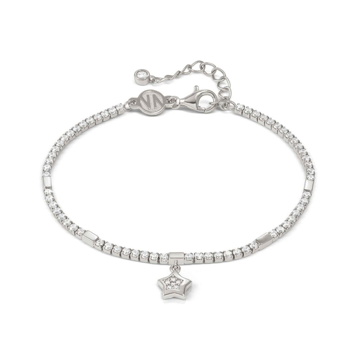 Nomination Silver Petit Sparkle Star Tennis Bracelet