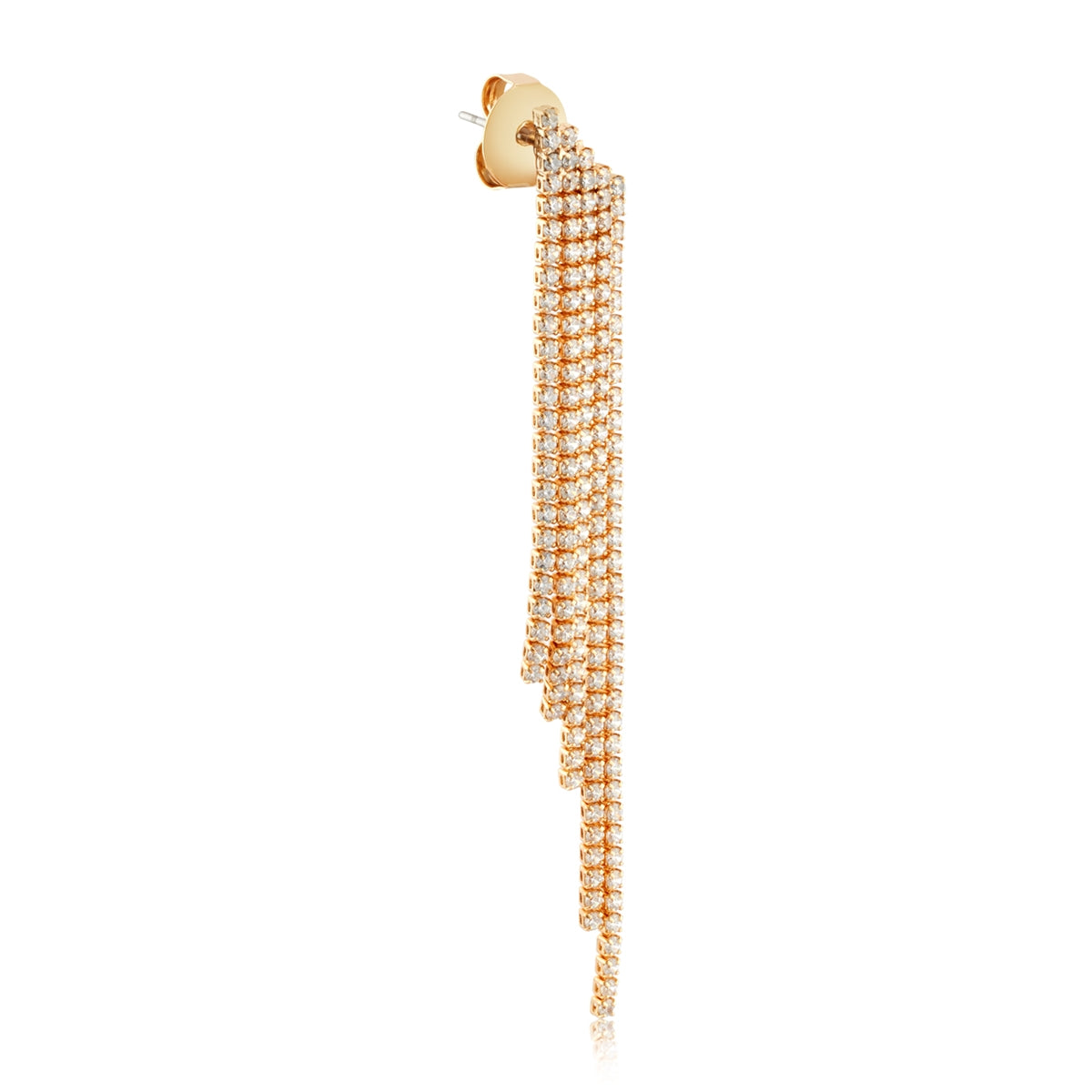 August Woods Gold Waterfall CZ Earrings