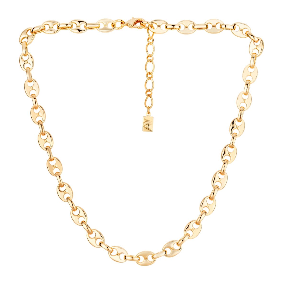 August Woods Gold Marine Link Chain Necklace