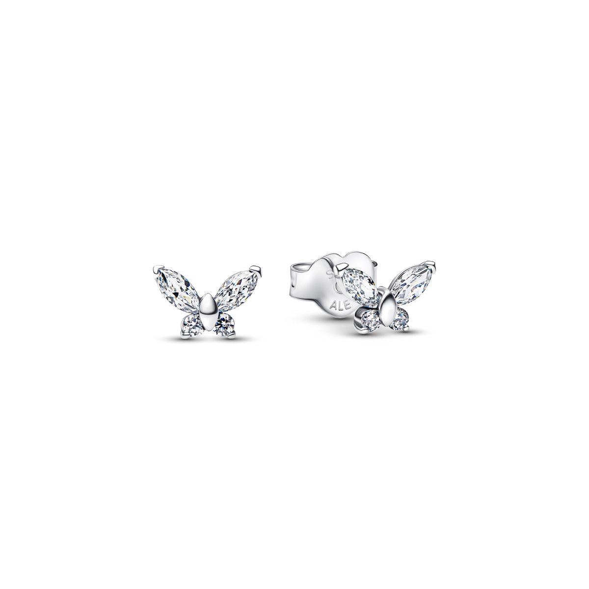 Pandora Silver Butterfly Stud Earrings