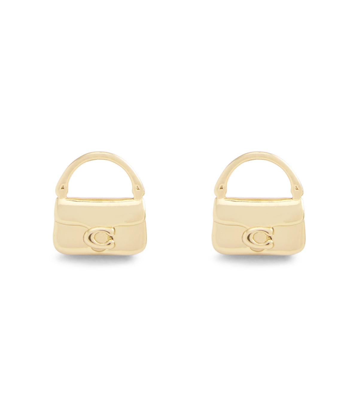 Coach Gold Tabby Studs