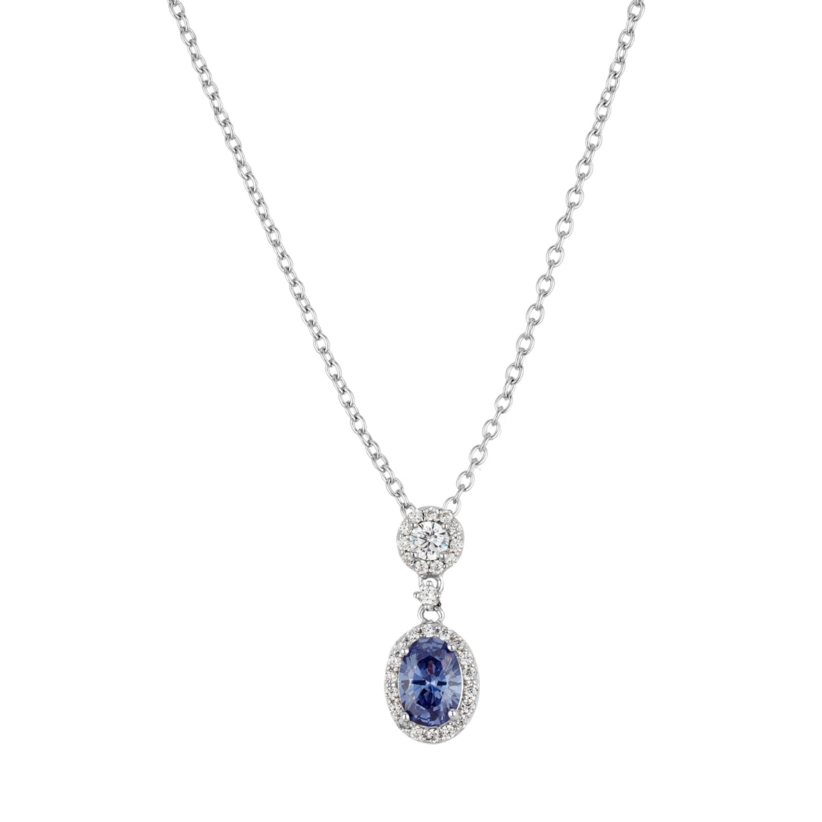 Argento Silver Double Halo Tanzanite Gift Set