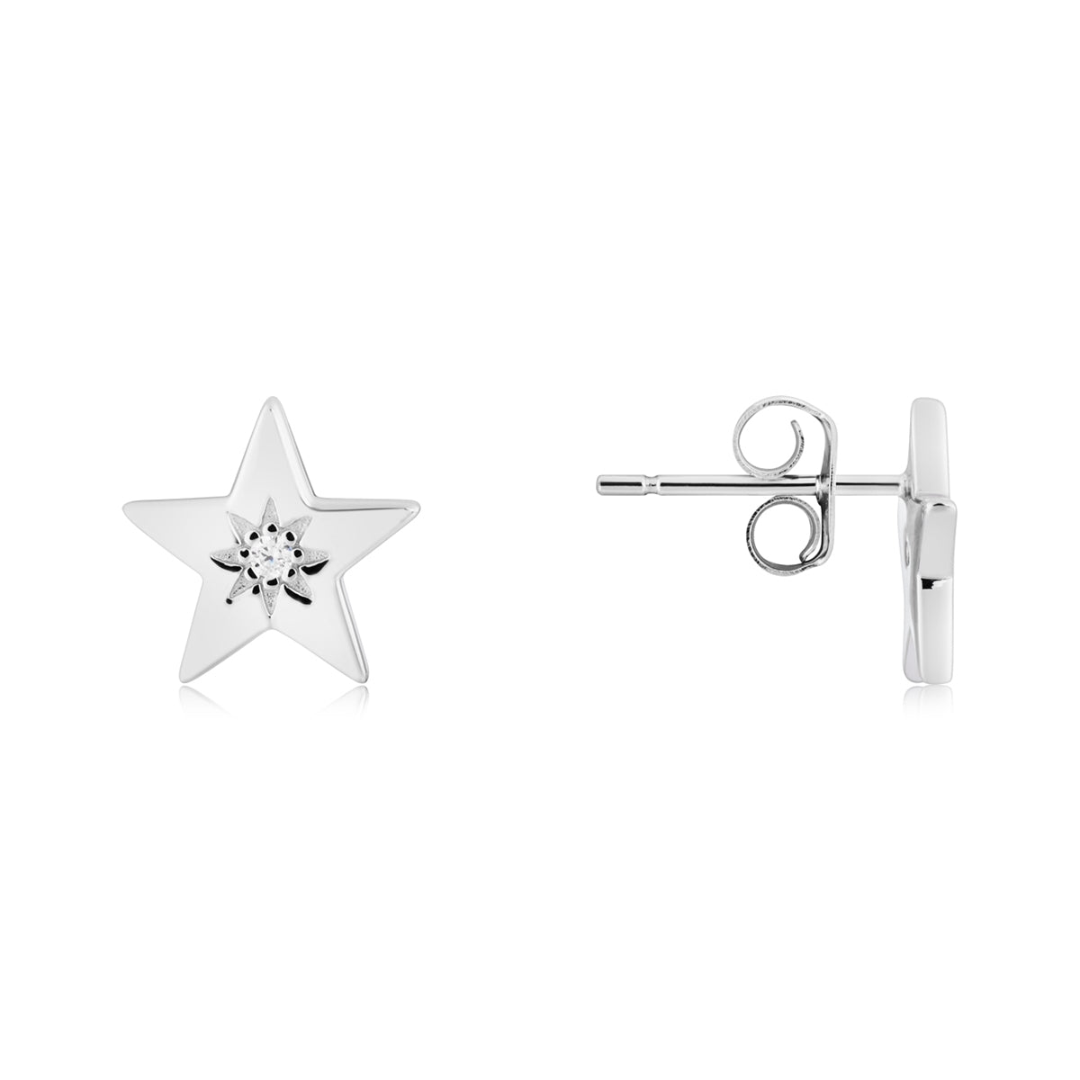 Argento Silver CZ Star Gift Set