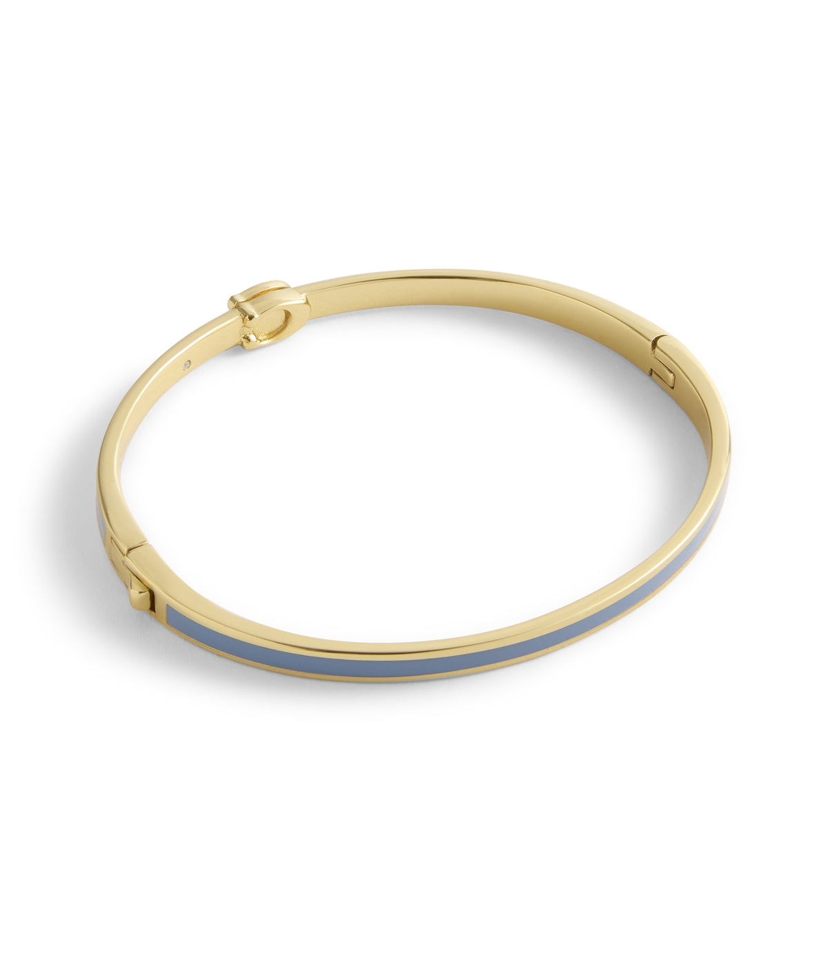 Coach Gold Blue C Logo Bangle