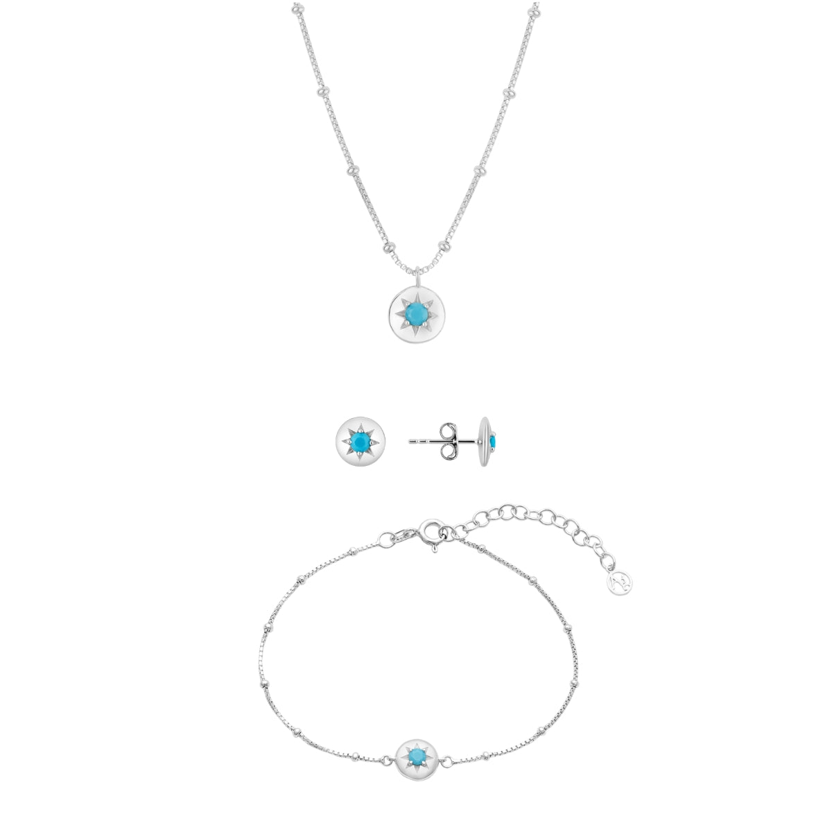 Silver Birthstones December Gift Sets