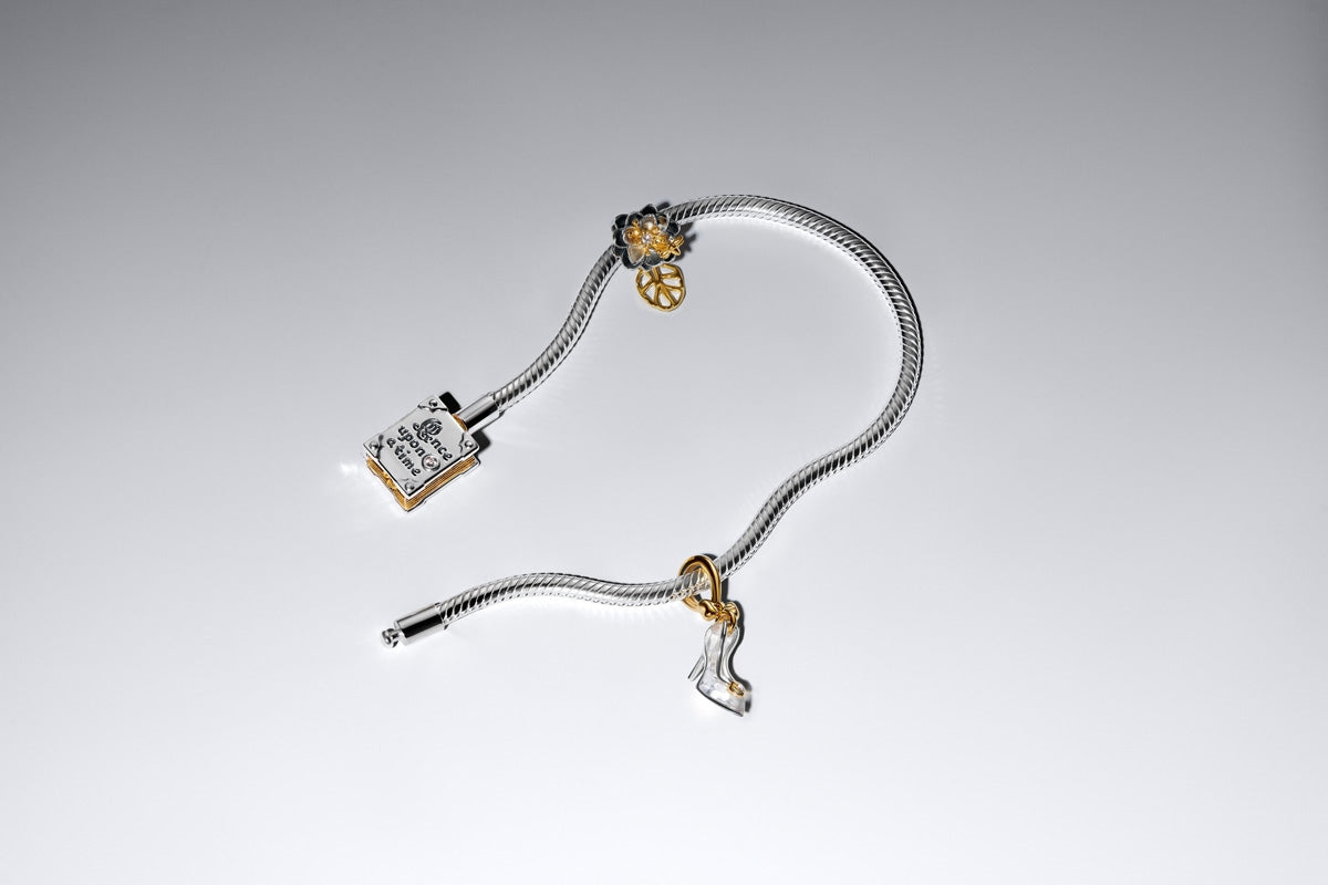 Pandora Disney Princess Storybook Lab-grown Diamond Snake Chain Bracelet