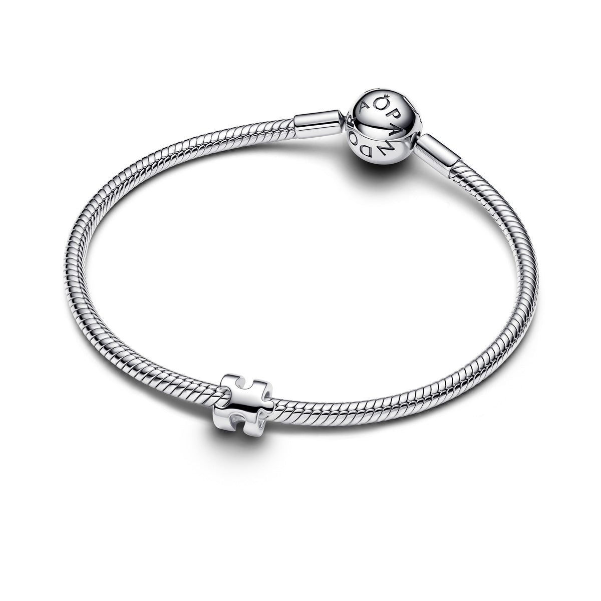 Pandora Silver Puzzle Piece Mini Charm