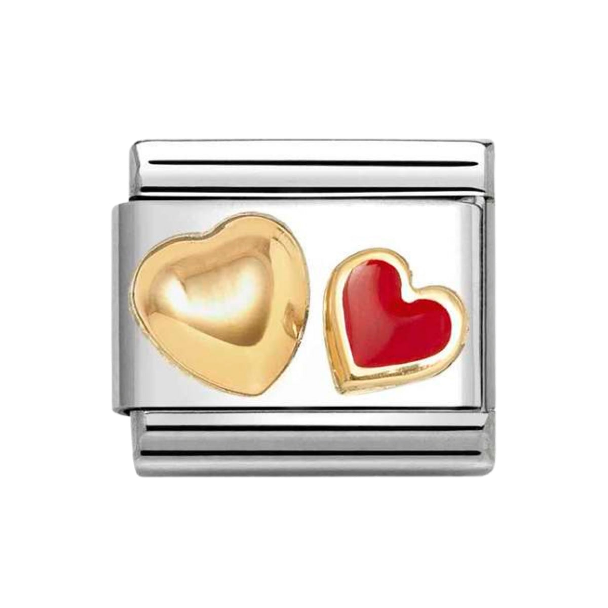 Nomination Gold Red Heart Charm