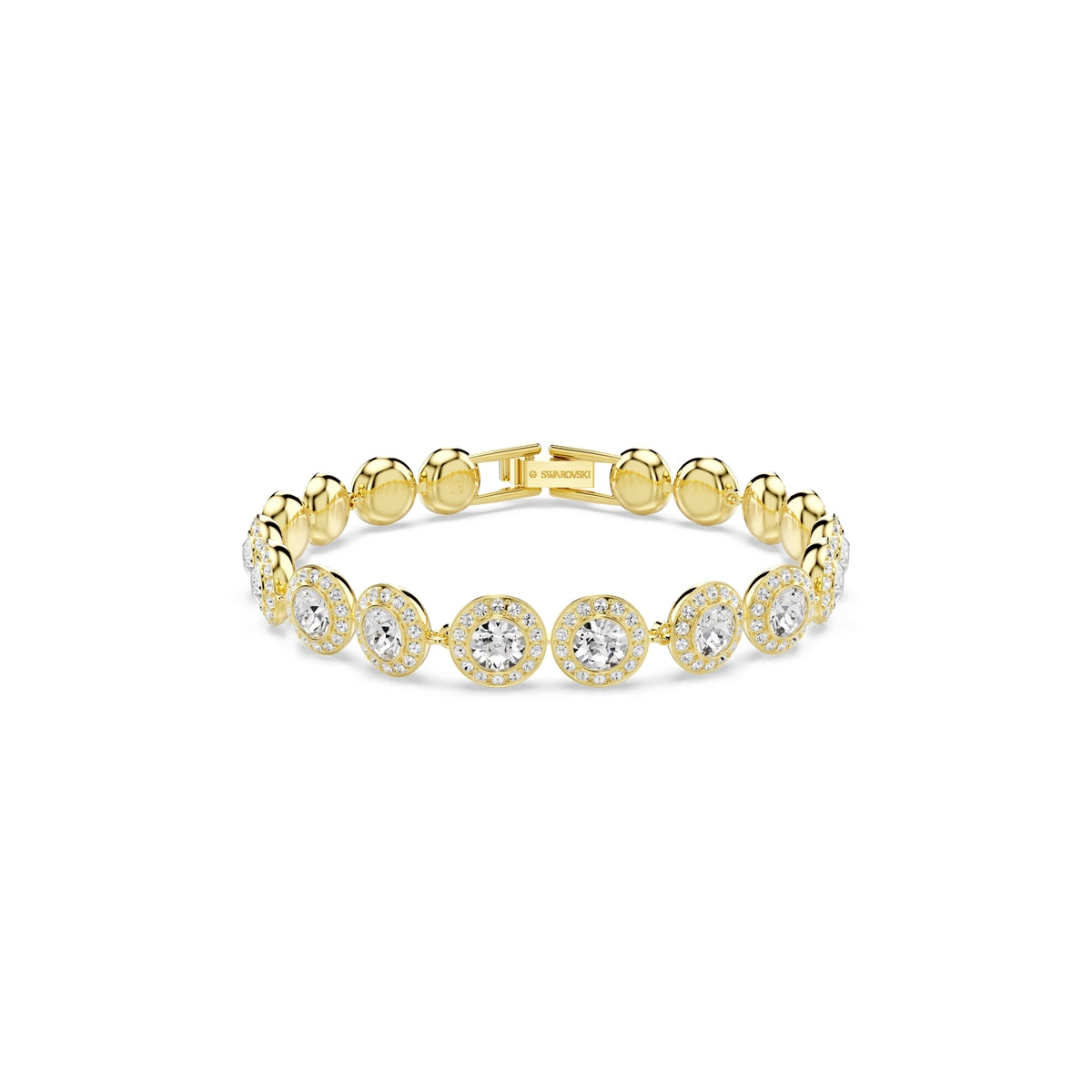 Swarovski Gold Una Angelic White Round Cut Gift Set