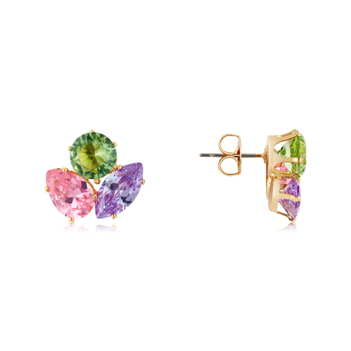 August Woods Gold Sorbet Trio CZ Gift Set