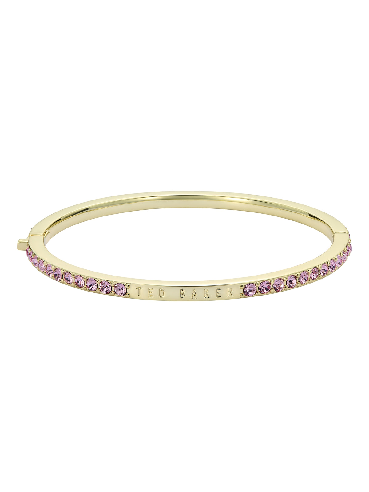 Ted Baker Gold Claudia Pavé Rose CZ Bangle