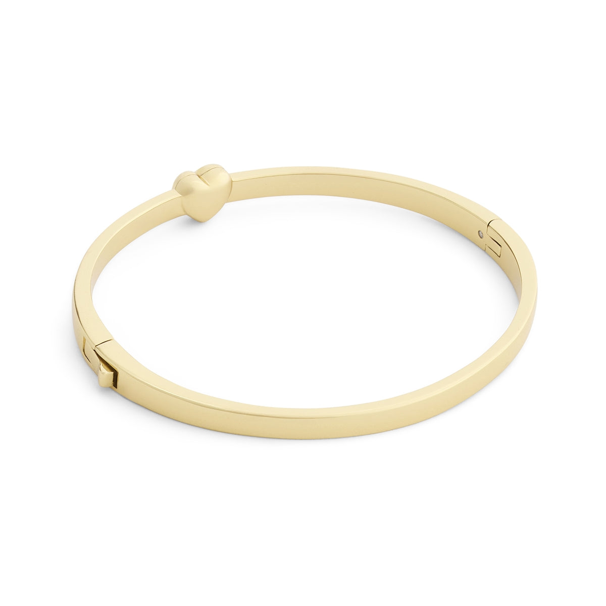Coach Gold Heart Boxed Bangle