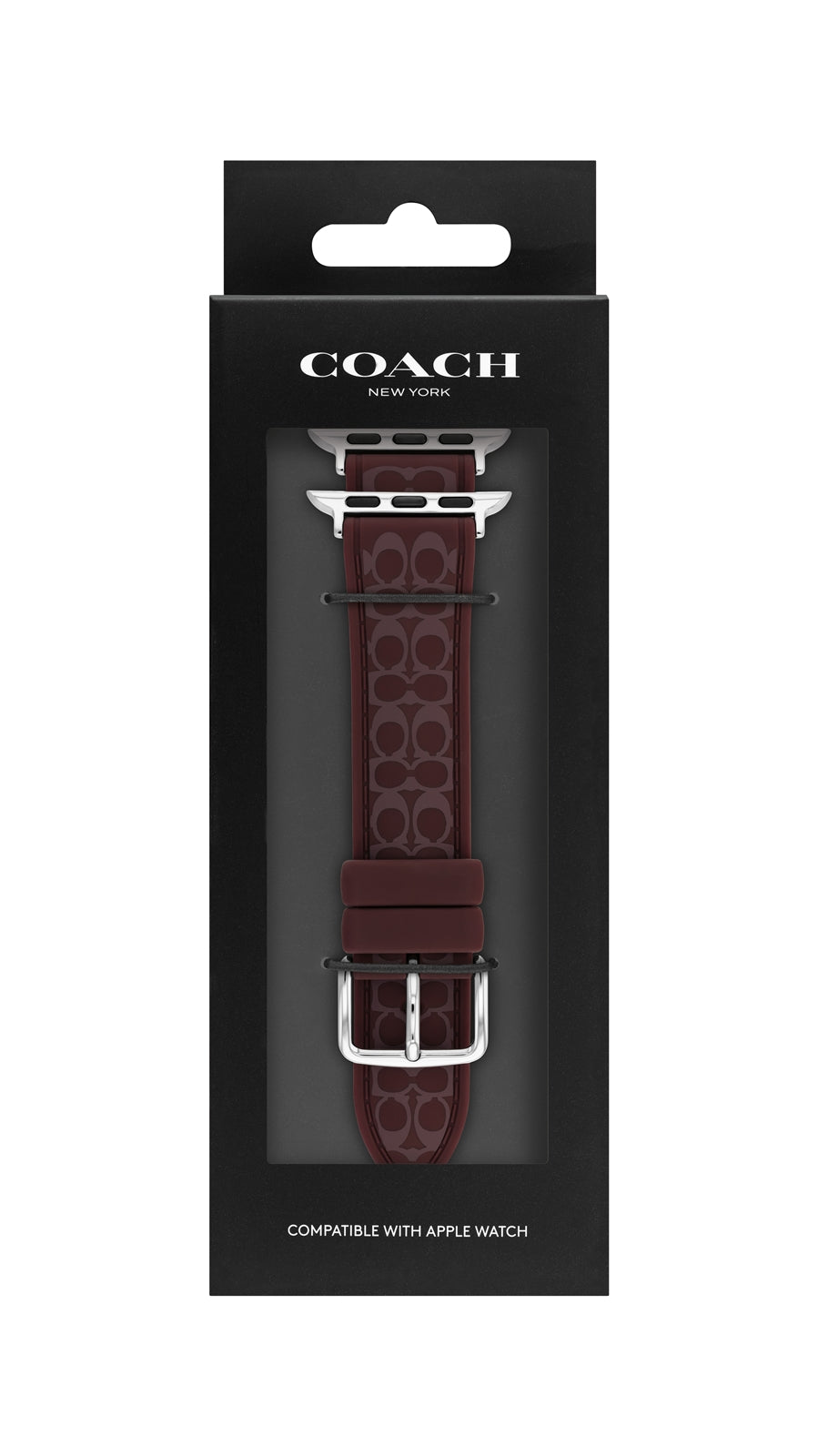 Coach Signature C Blackcurrant Apple Watch Strap