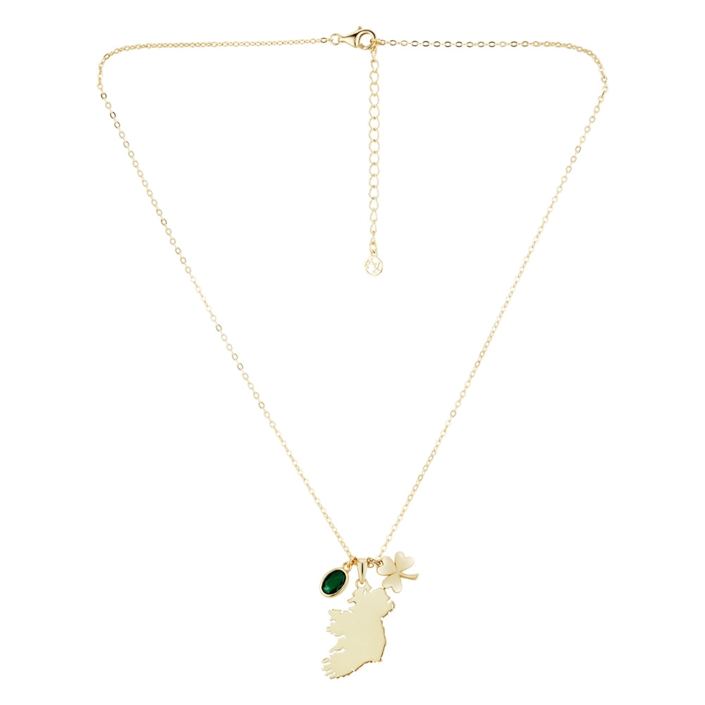 Argento Gold Grá and Ireland Necklace Set