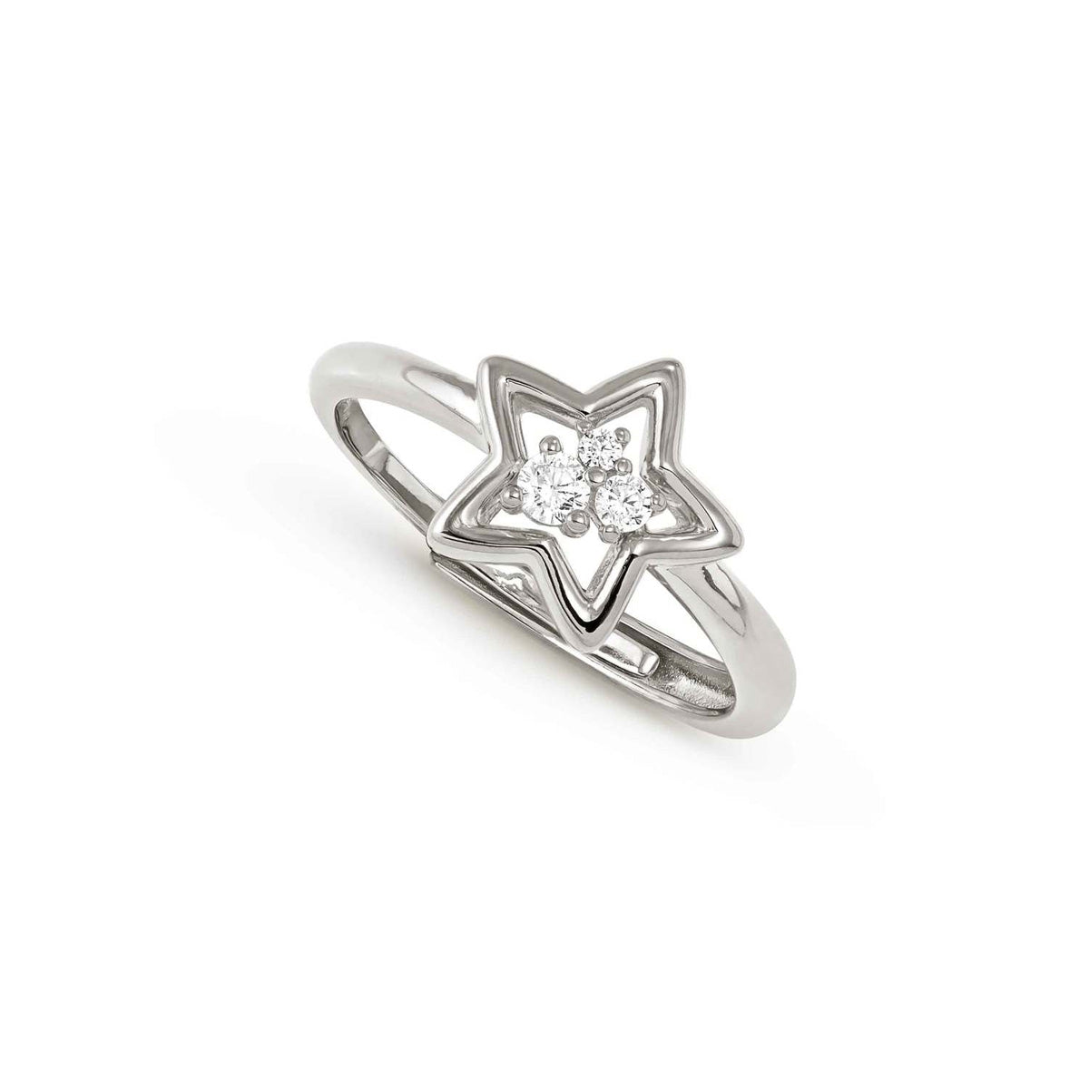 Nomination Silver Dream Beats Star White CZ Ring