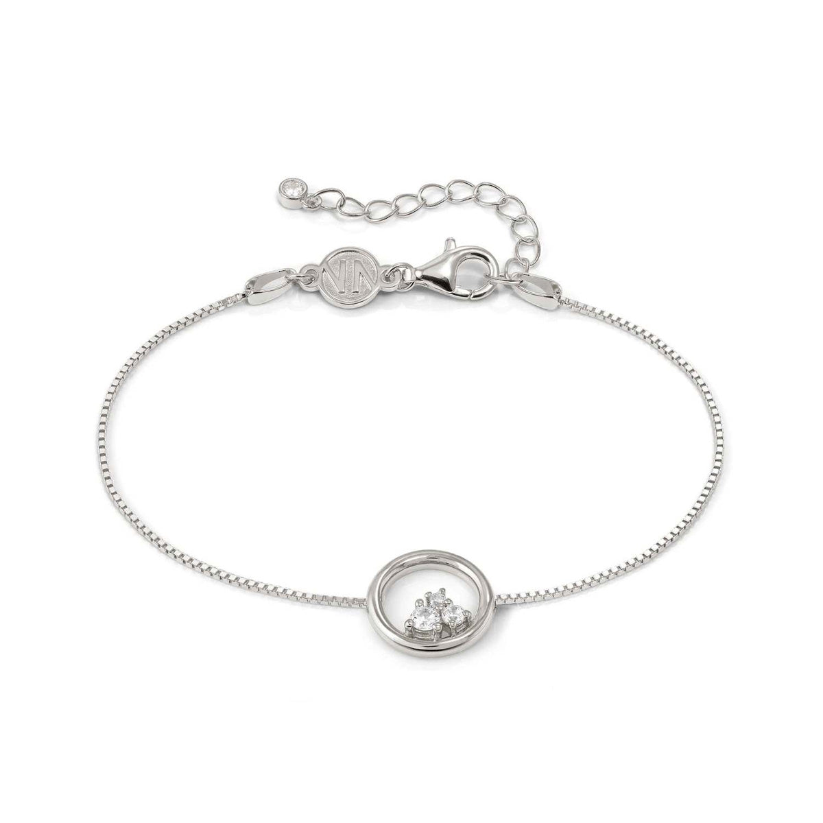 Nomination Silver Dream Beats Circle White CZ Bracelet