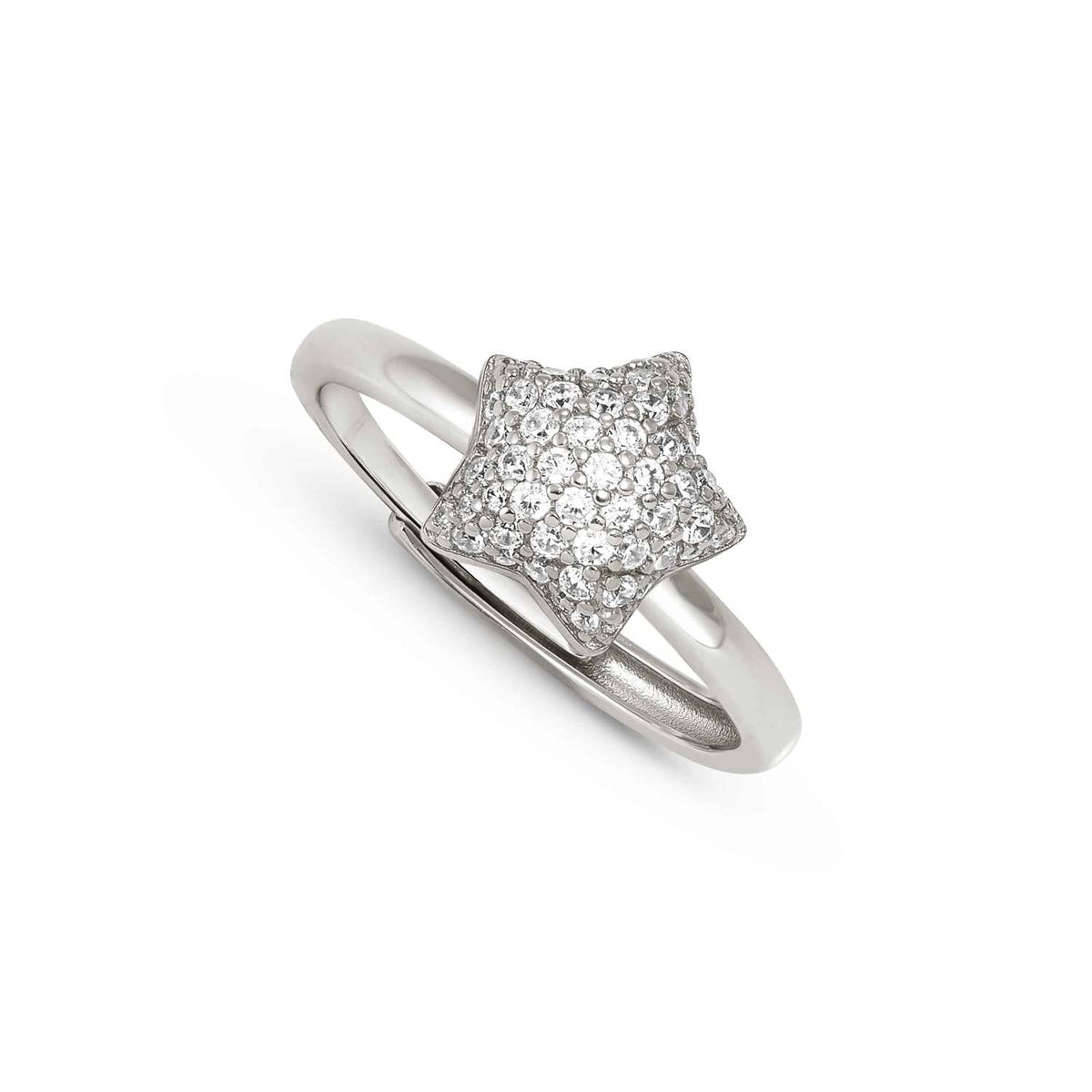 Nomination Silver Lifepoetry White Pavé Star Ring