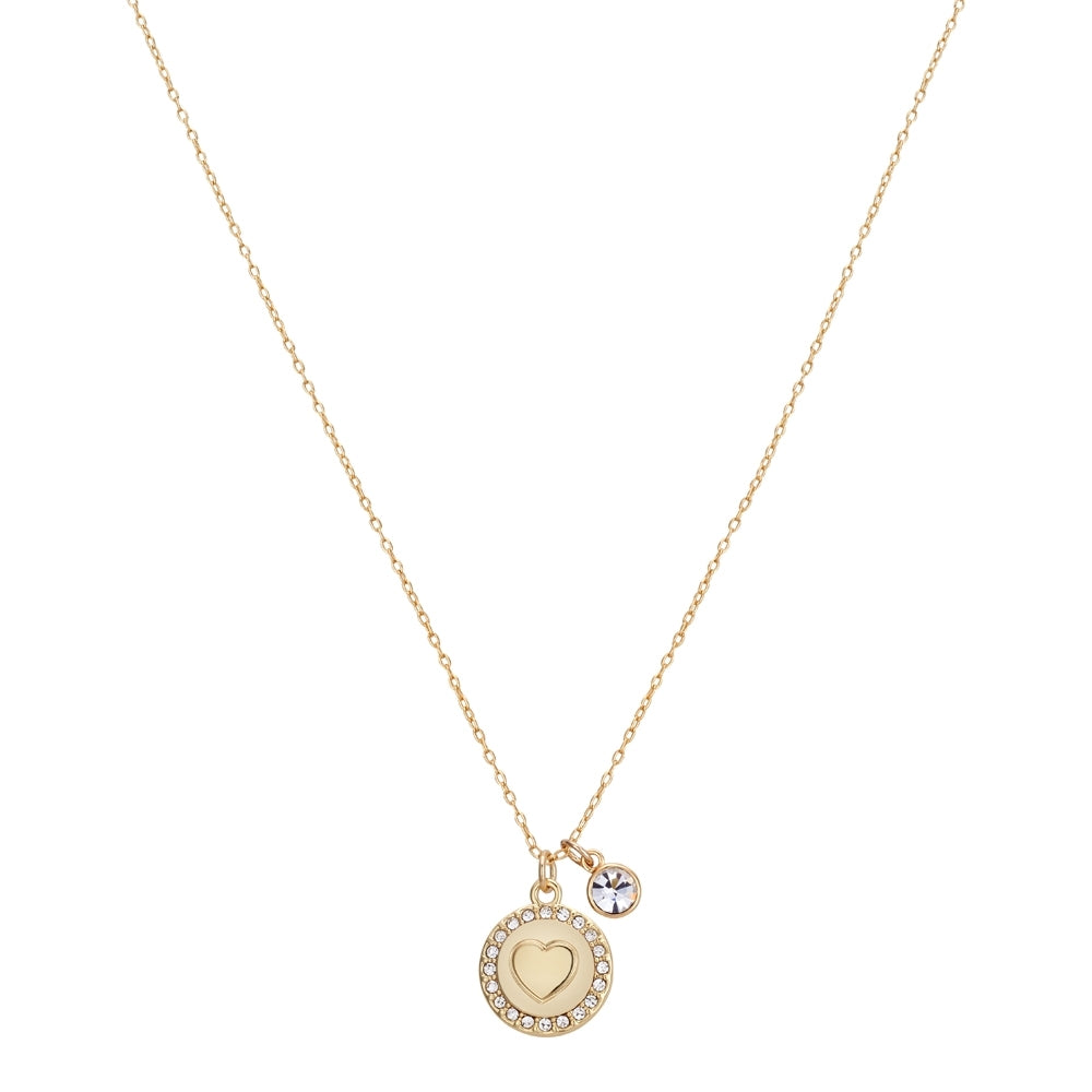 Karma Gold Heart Crystal Coin Set