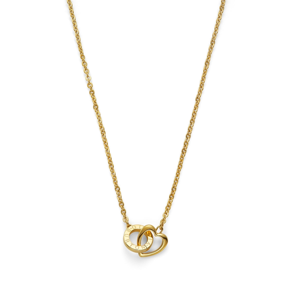 Olivia Burton Gold Kindred Interlink Openwork Heart Set