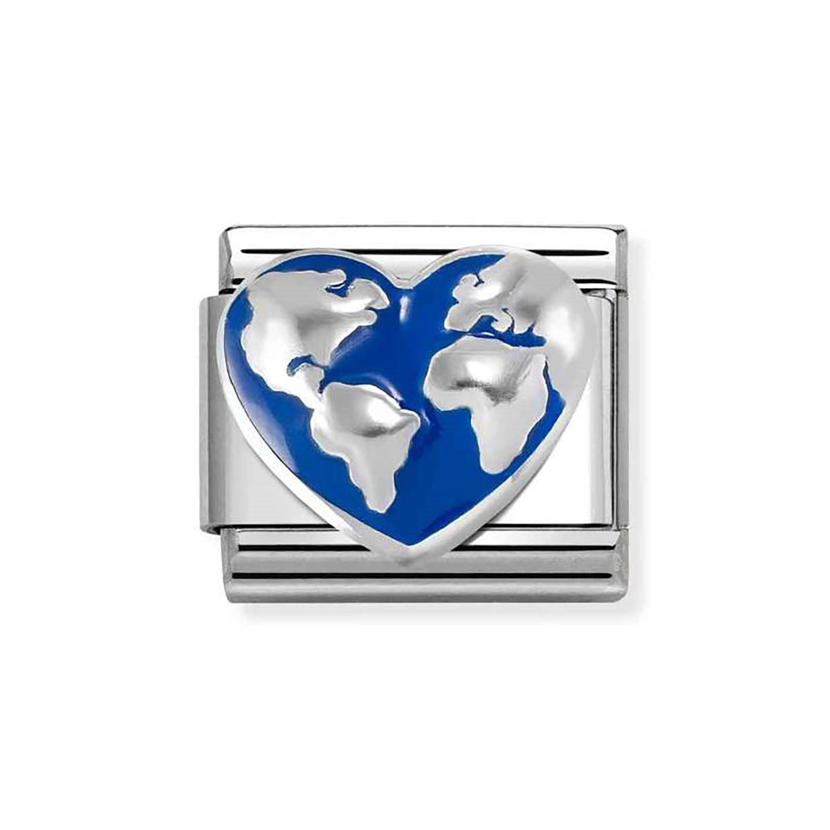 Nomination Heart Globe Charm