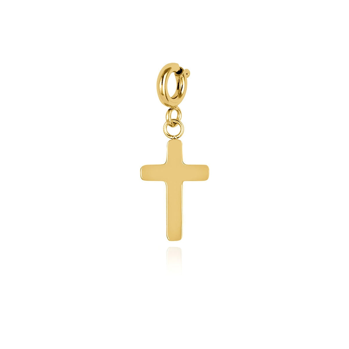 Over & Over Gold 14k Plated Cross Charm