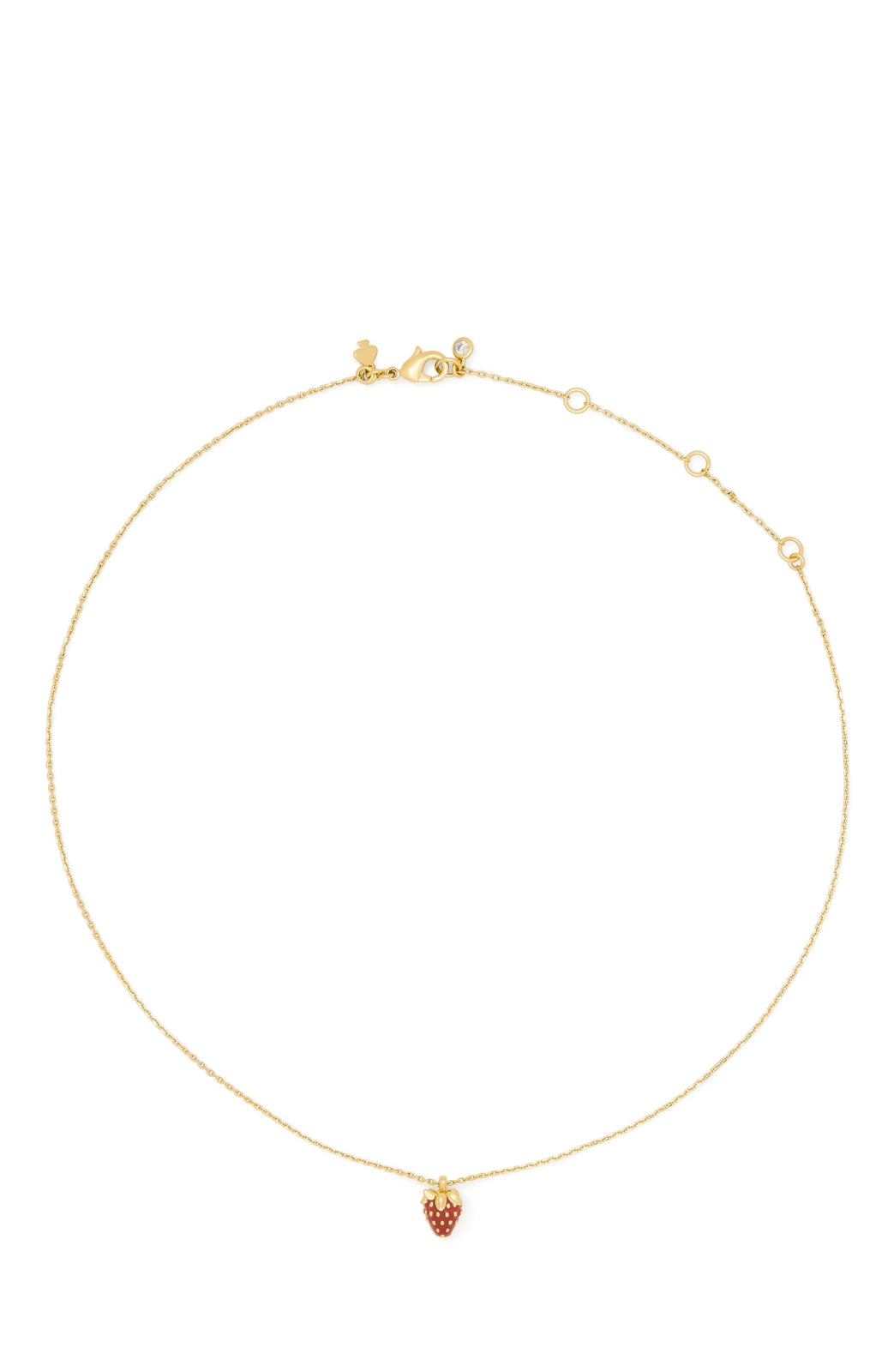 Kate Spade New York Gold Gifting Berry Happy Necklace