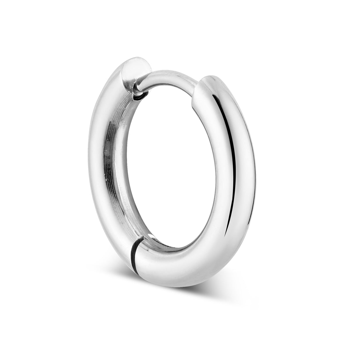 Over & Over Silver Stainless Steel Green CZ Stud & Hoop Set