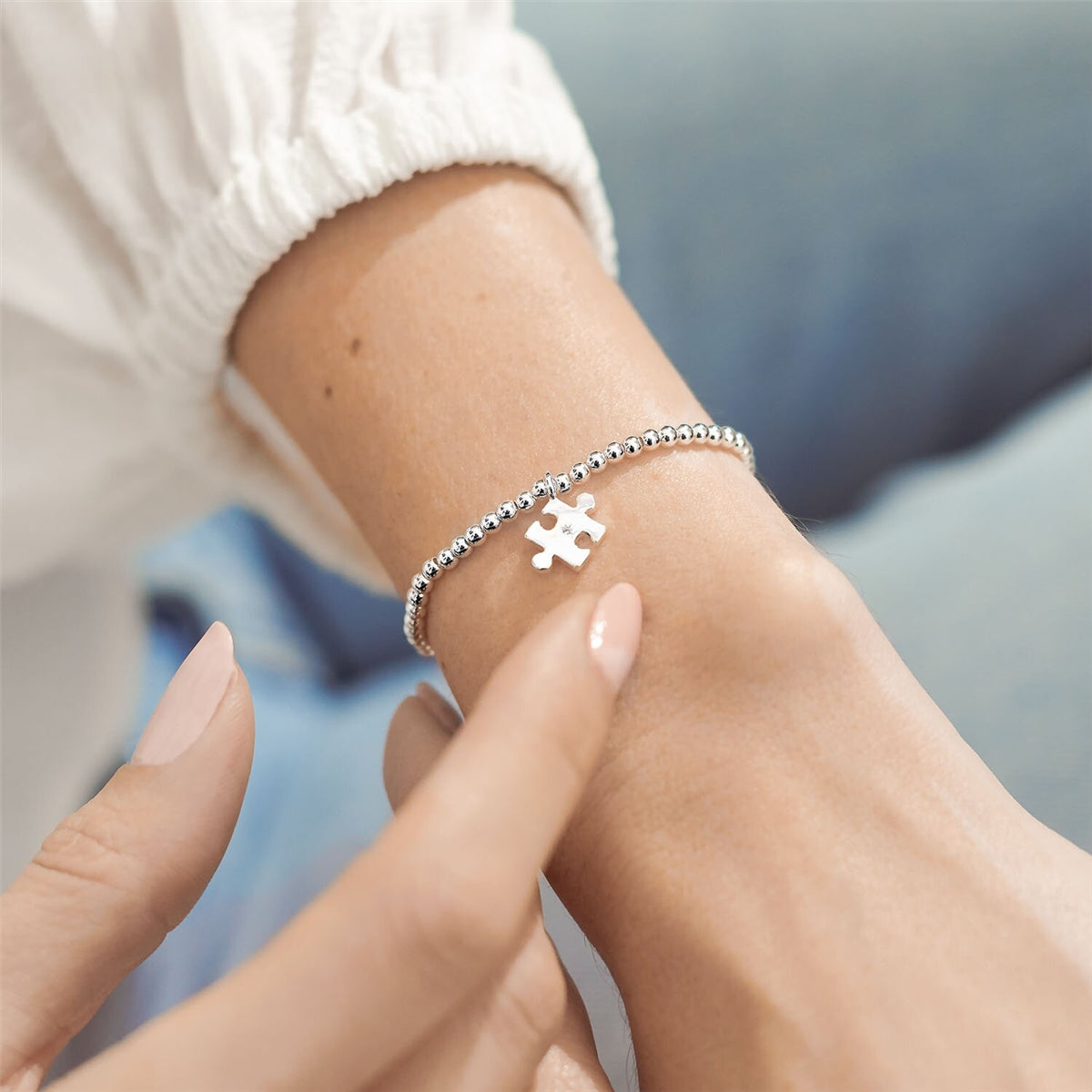 Joma A Little Love You To Pieces Puzzle Piece Bracelet