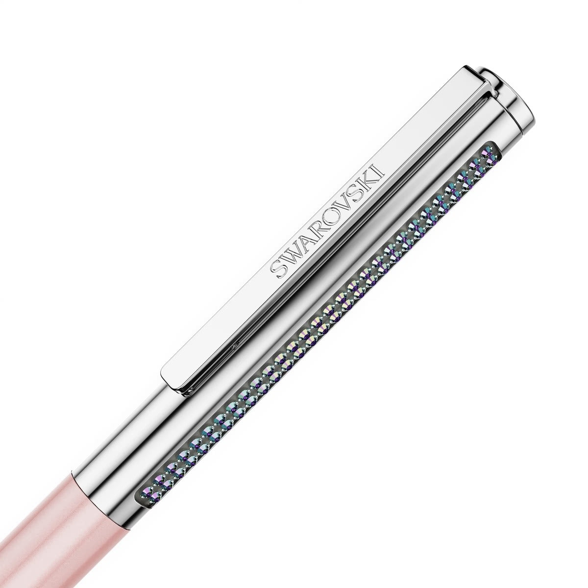 Swarovski Matrix Pink Lacquered Chrome Plated Tennis Ballpoint Pen
