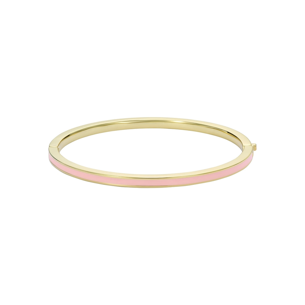 Ted Baker Gold Roley Pink Enamel Bangle