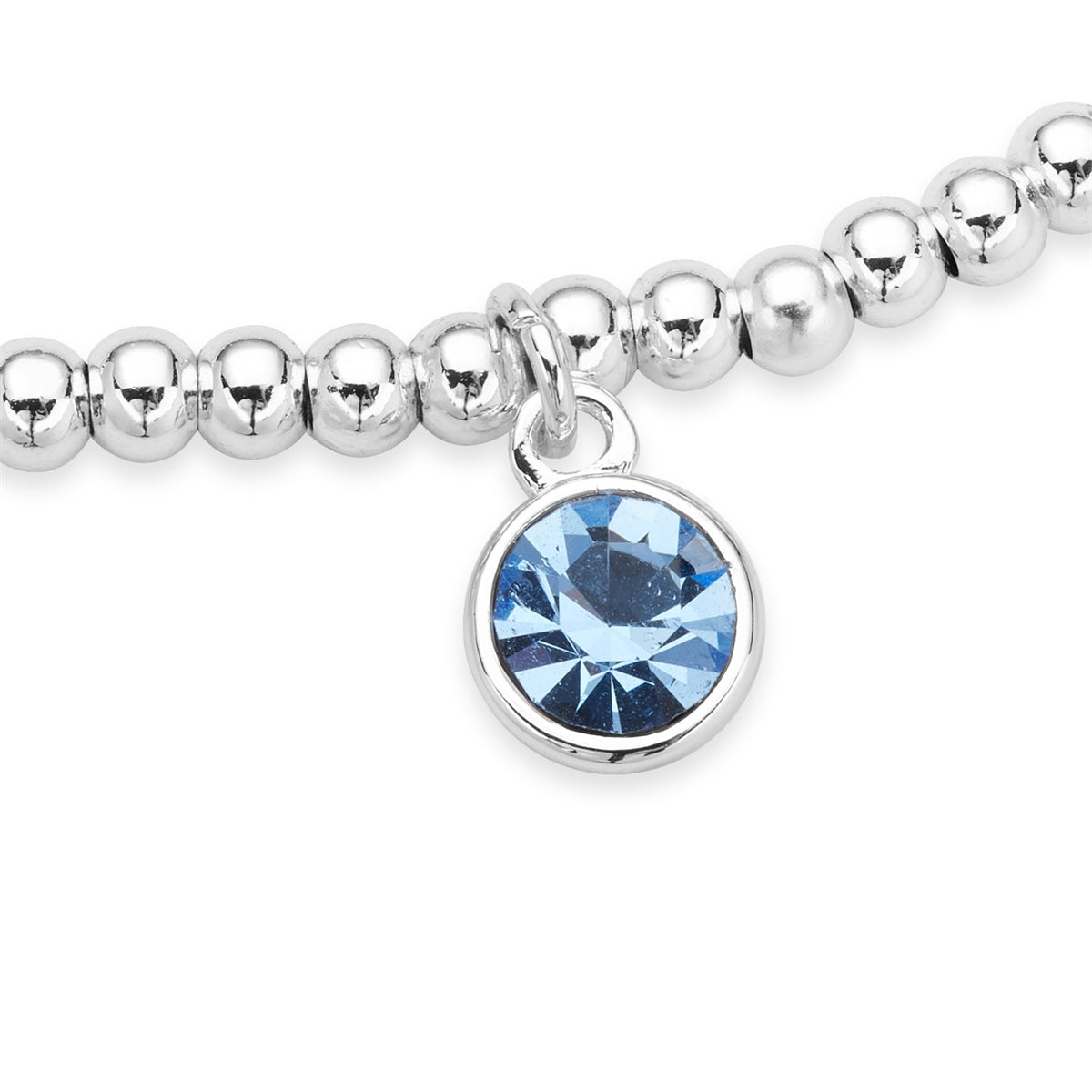 Karma Silver September Stretch Birthstone Bracelet