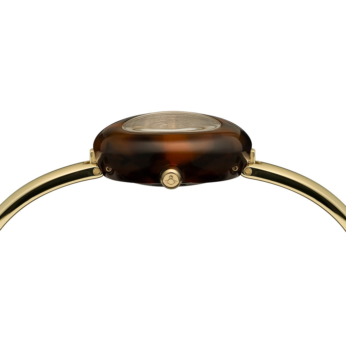 Vivienne Westwood Gold The Audley Tortoiseshell Bangle Watch