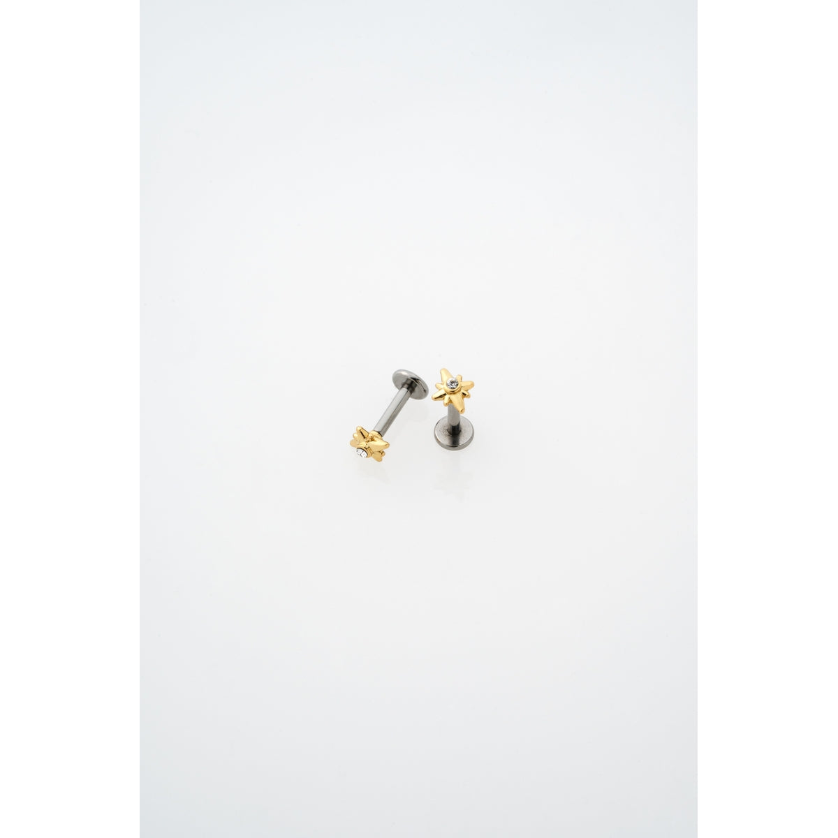 Ted Baker Gold Suri Star Charm Crystal Micro Stud Earrings