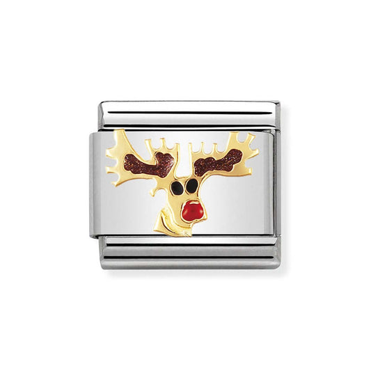 Nomination Reindeer Charm