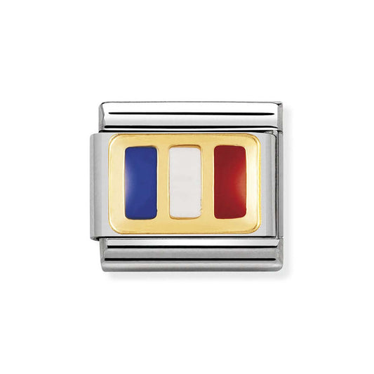 Nomination France Flag Charm