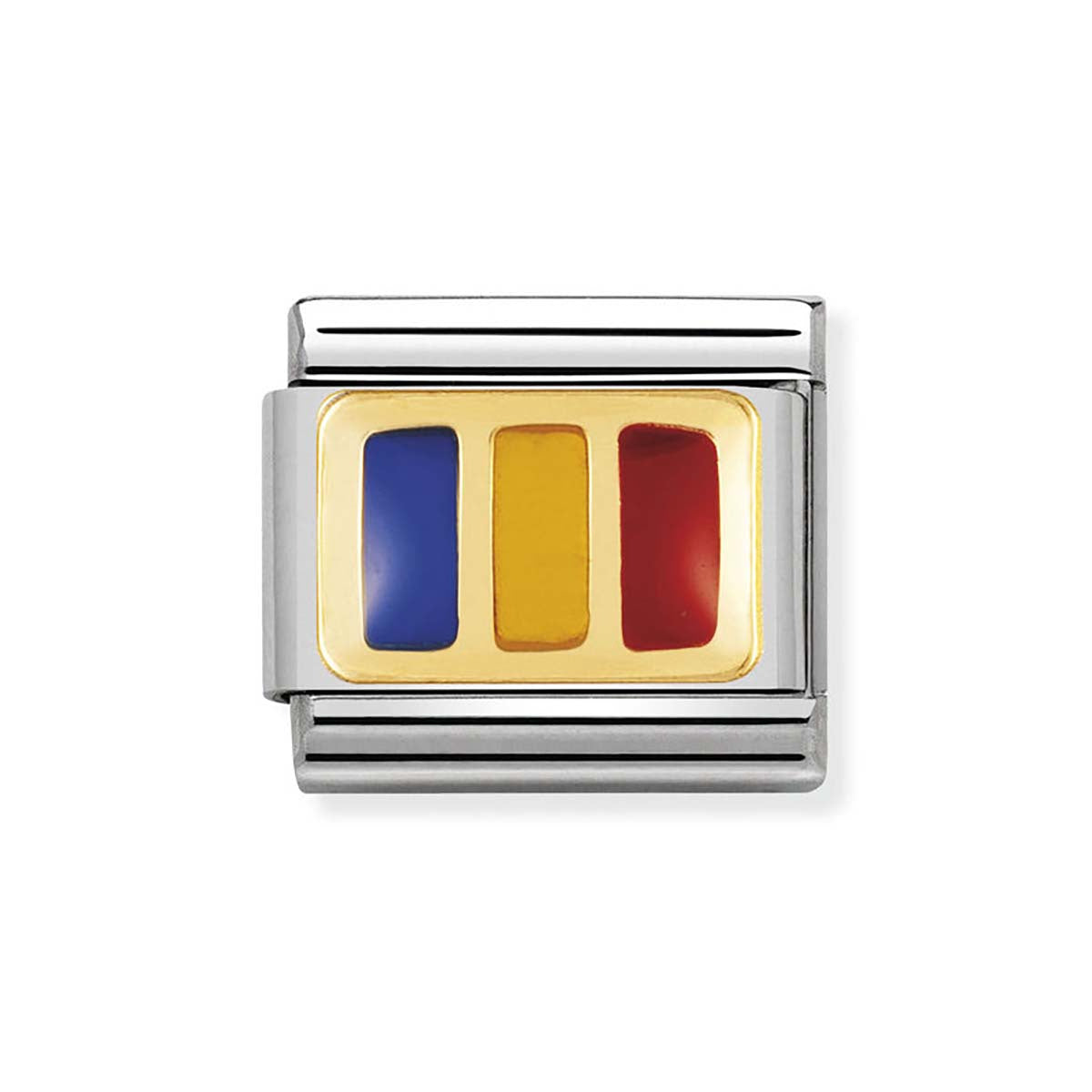Nomination Romania Flag Charm