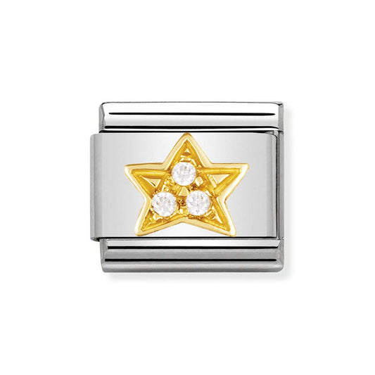 Nomination CZ Star Charm