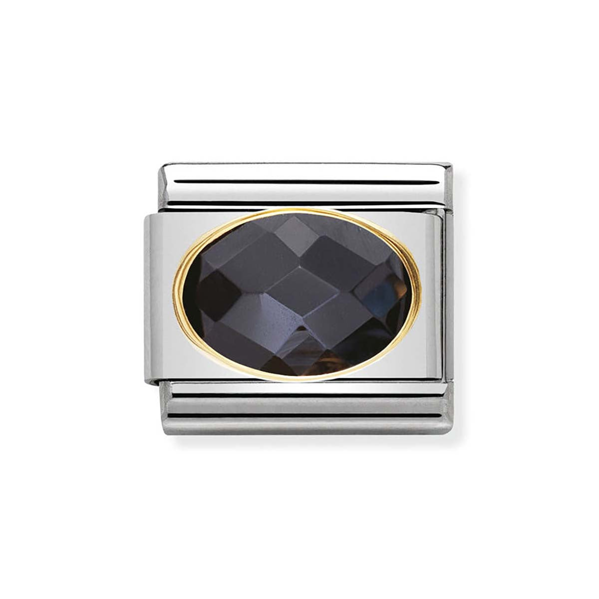 Nomination Black Cubic Zirconia Charm