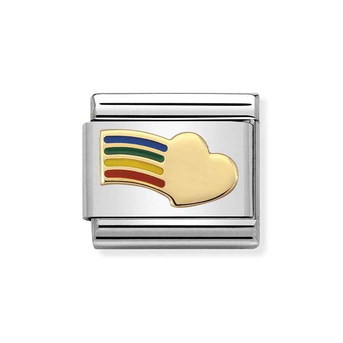 Nomination Rainbow Heart Charm