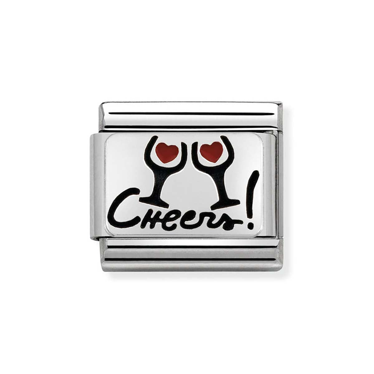 Nomination Silvershine Cheers Glasses Charm