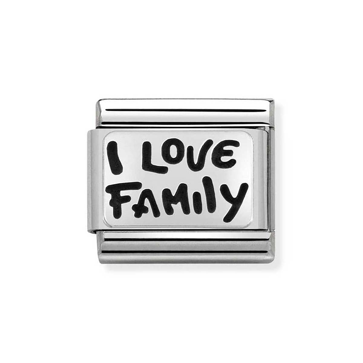 Nomination I Love Family Charm