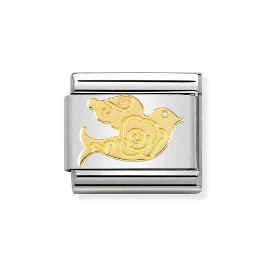 Nomination Gold Dove Charm