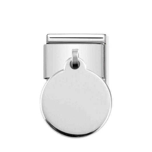 Nomination Silver Circle Engraving Charm