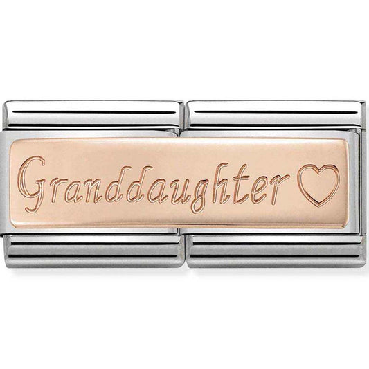 Nomination Rose Gold Granddaughter Charm