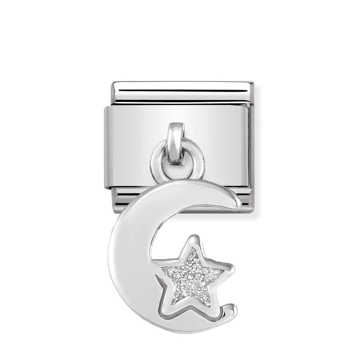 Nomination Moon & Star Hanging Charm