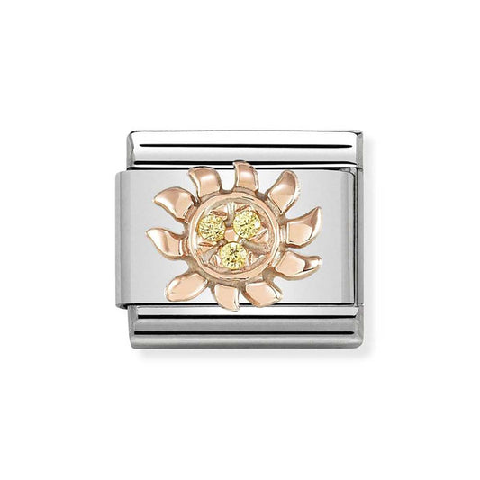 Nomination Rose Gold Sun Charm