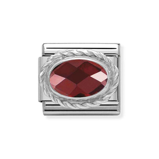 Nomination Red Cubic Zirconia Charm